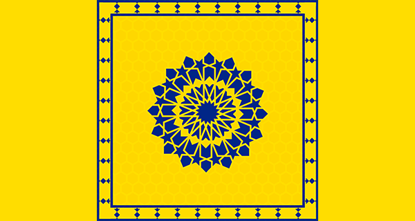 grand-motif-rosace-bleue-fond-jaune-600x320